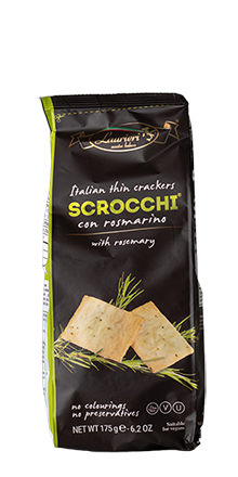 Scrocchi Kräcker mit Rosmarin