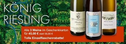 3 FLÜSSE - 3 VDP-WINZER - 3 GUTSRIESLINGE